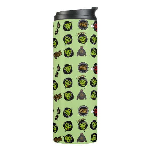 Suicide Squad | Killer Croc Emoji Pattern Thermosbeker (Gedraaid links)