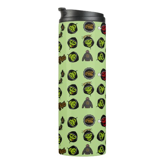 Suicide Squad | Killer Croc Emoji Pattern Thermosbeker (Geroteerd rechts)