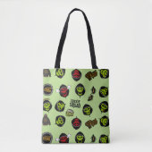 Suicide Squad | Killer Croc Emoji Pattern Tote Bag (Voorkant)