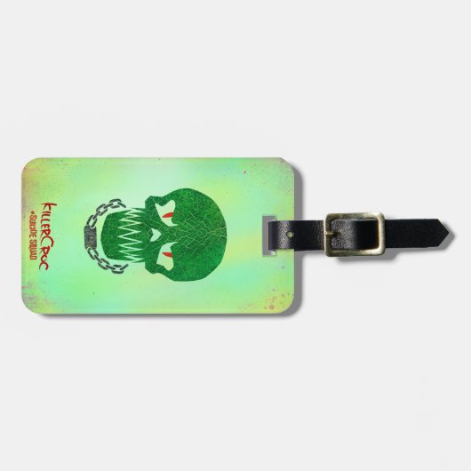 Suicide Squad | Killer Croc Head-pictogram Bagagelabel (Voorkant horizontaal)