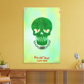 Suicide Squad | Killer Croc Head-pictogram Canvas Afdruk (Insitu (Woonkamer))