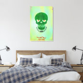 Suicide Squad | Killer Croc Head-pictogram Canvas Afdruk (Insitu (Slaapkamer))