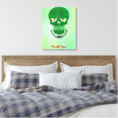 Suicide Squad | Killer Croc Head-pictogram Canvas Afdruk (Insitu (Slaapkamer))