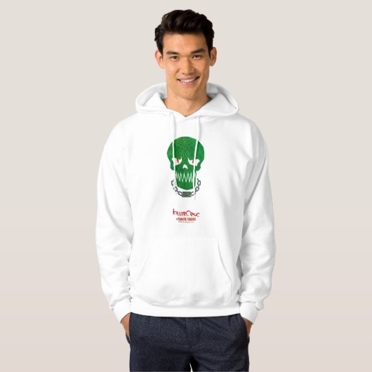Suicide Squad | Killer Croc Head-pictogram Hoodie (Voorkant volledig)