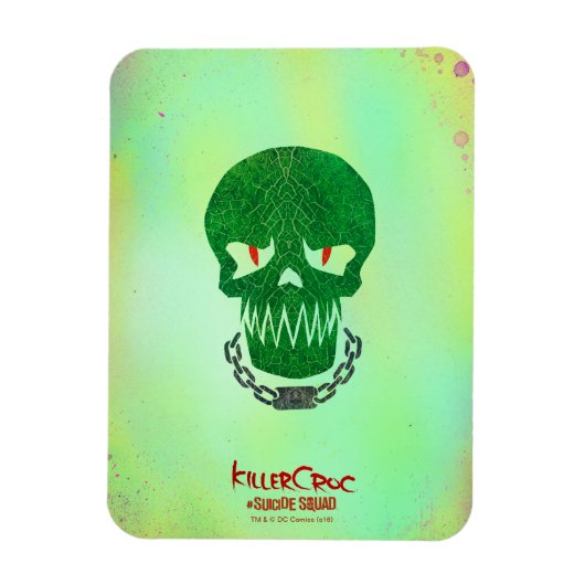 Suicide Squad | Killer Croc Head-pictogram Magneet (Verticaal)