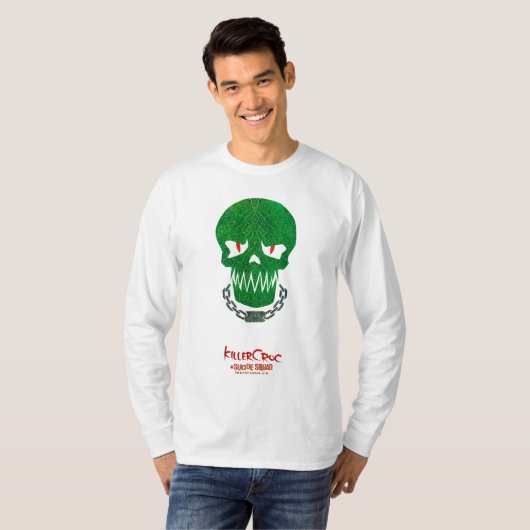 Suicide Squad | Killer Croc Head-pictogram T-shirt (Voorkant volledig)