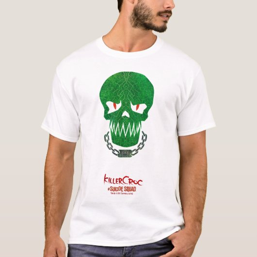 Suicide Squad | Killer Croc Head-pictogram T-shirt (Voorkant)