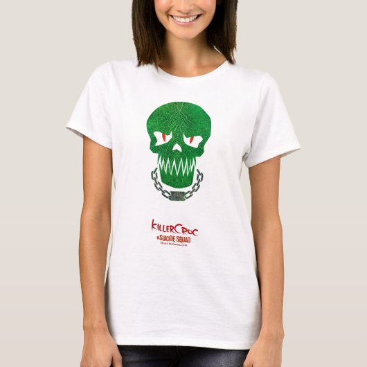 Suicide Squad | Killer Croc Head-pictogram T-shirt (Voorkant)