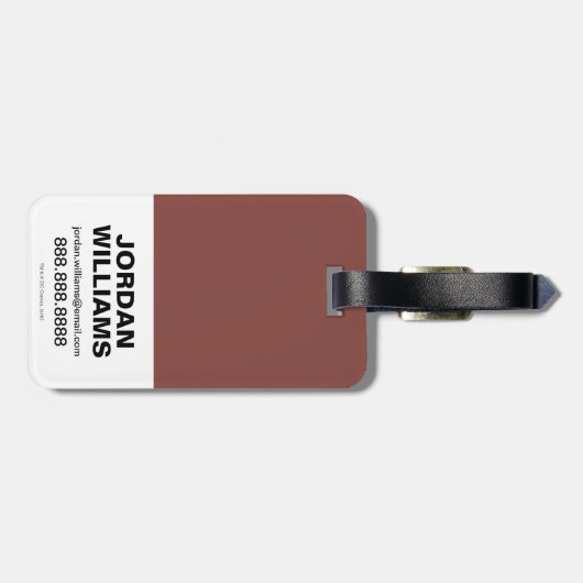 Suicide Squad | Killer Croc Tattoo Bagagelabel (Achterkant horizontaal)