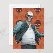 Suicide Squad | Kunst in Comic Book El Diablo Briefkaart (Voorkant / Achterkant)