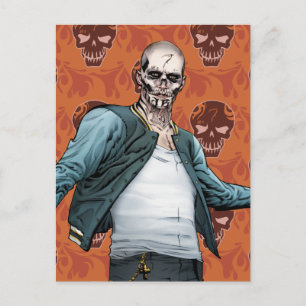 Suicide Squad Kunst in Comic Book El Diablo Briefkaart