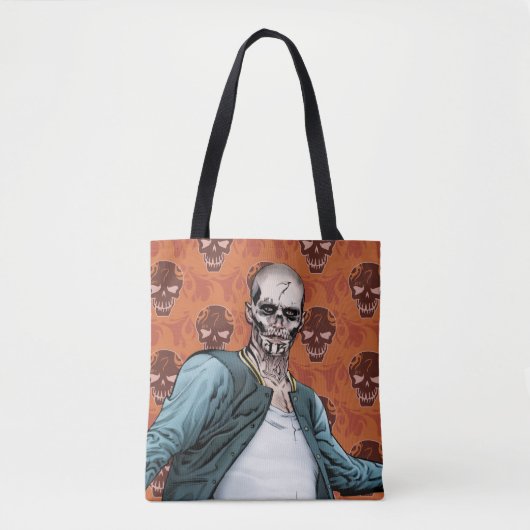 Suicide Squad | Kunst in Comic Book El Diablo Tote Bag (Voorkant)