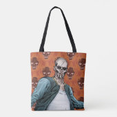 Suicide Squad | Kunst in Comic Book El Diablo Tote Bag (Achterkant)