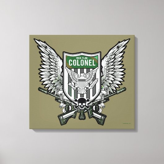 Suicide Squad | Kunst met Tattoo met loopgrap van Canvas Afdruk (Voorkant)