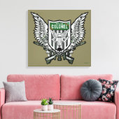 Suicide Squad | Kunst met Tattoo met loopgrap van Canvas Afdruk (Insitu (Woonkamer))