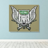 Suicide Squad | Kunst met Tattoo met loopgrap van Canvas Afdruk (Insitu (Houten vloer))