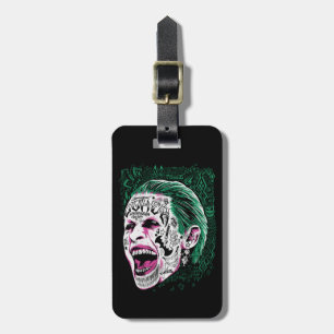 Suicide Squad   Laughing Joker Head Sketch Bagagelabel