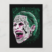 Suicide Squad | Laughing Joker Head Sketch Briefkaart (Voorkant)