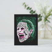Suicide Squad | Laughing Joker Head Sketch Briefkaart (Staand voorkant)