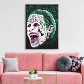 Suicide Squad | Laughing Joker Head Sketch Canvas Afdruk (Insitu (Woonkamer))