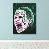 Suicide Squad | Laughing Joker Head Sketch Canvas Afdruk (Insitu (Houten vloer))