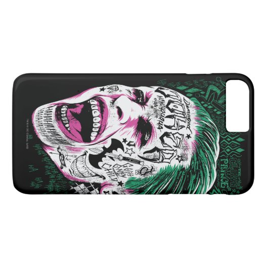 Suicide Squad | Laughing Joker Head Sketch Case-Mate iPhone Case (Achterkant (Horizontaal))