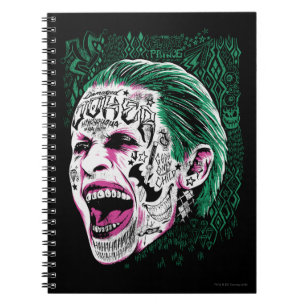 Suicide Squad Laughing Joker Head Sketch Notitieboek