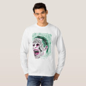 Suicide Squad | Laughing Joker Head Sketch T-shirt (Voorkant volledig)