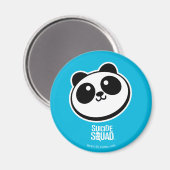 Suicide Squad | Logo Panda Purveyors Magneet (Voorkant / Achterkant)