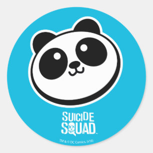Suicide Squad   Logo Panda Purveyors Ronde Sticker