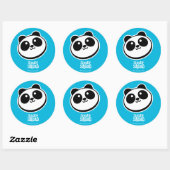 Suicide Squad | Logo Panda Purveyors Ronde Sticker (Vel)