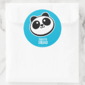Suicide Squad | Logo Panda Purveyors Ronde Sticker (Tas)