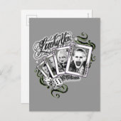 Suicide Squad | "Lucky You"-speelkaarten Briefkaart (Voorkant / Achterkant)