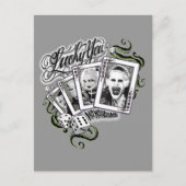 Suicide Squad | "Lucky You"-speelkaarten Briefkaart (Voorkant)