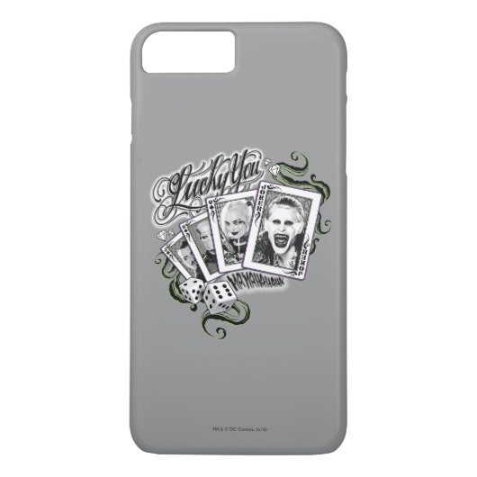 Suicide Squad | "Lucky You"-speelkaarten Case-Mate iPhone Case (Achterkant)