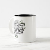 Suicide Squad | "Lucky You"-speelkaarten Tweekleurige Koffiemok (Voorkant links)