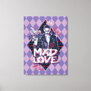 Suicide Squad   Mad Love Canvas Afdruk