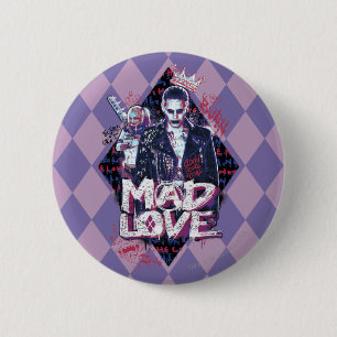 Suicide Squad Mad Love Ronde Button 5,7 Cm