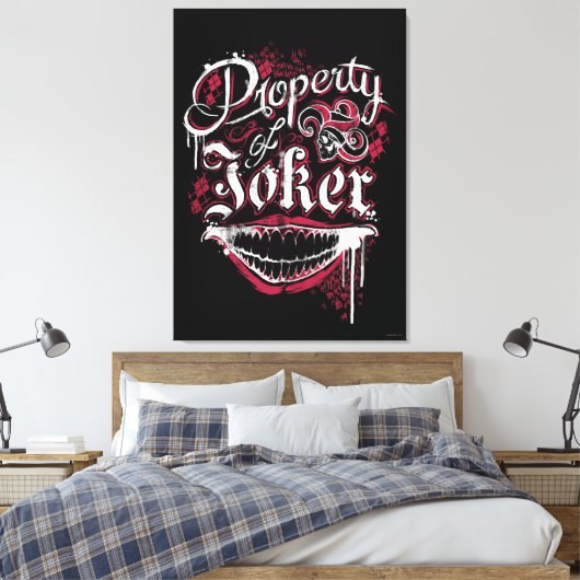 Suicide Squad | Onroerend goed Canvas Afdruk (Insitu (Slaapkamer))