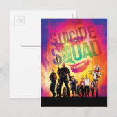 Suicide Squad | Oranje Joker & Squad Movie Poster Briefkaart (Voorkant / Achterkant)