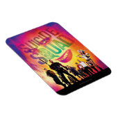Suicide Squad | Oranje Joker & Squad Movie Poster Magneet (Rechterzijde)