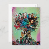 Suicide Squad | Paddenstoelwolexplosie Briefkaart (Voorkant / Achterkant)