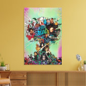 Suicide Squad | Paddenstoelwolexplosie Canvas Afdruk (Insitu (Woonkamer))