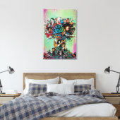 Suicide Squad | Paddenstoelwolexplosie Canvas Afdruk (Insitu (Slaapkamer))