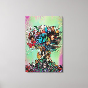 Suicide Squad   Paddenstoelwolexplosie Canvas Afdruk