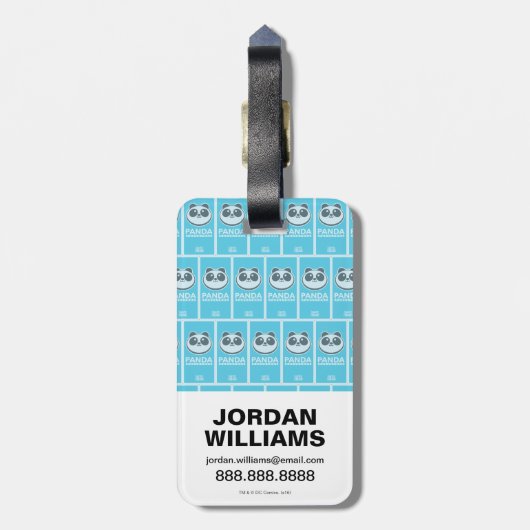 Suicide Squad | Panda Bagagelabel (Achterkant verticaal)