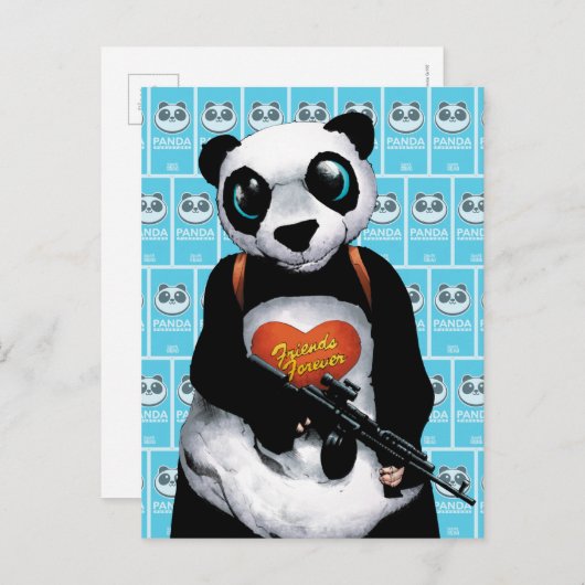 Suicide Squad | Panda Briefkaart (Voorkant / Achterkant)