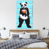 Suicide Squad | Panda Canvas Afdruk (Insitu (Slaapkamer))