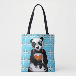 Suicide Squad Panda Tote Bag