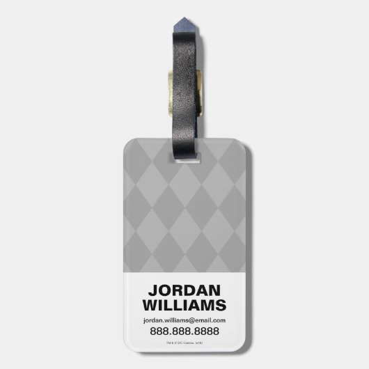 Suicide Squad | Papa's Lil Monster Bagagelabel (Achterkant verticaal)